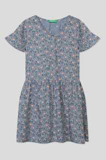 Платье Benetton 43A8CV015, синий, XL