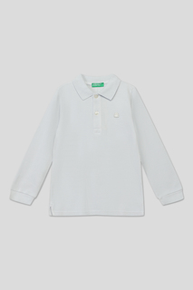 Поло Benetton 3089G3009, голубой, XS