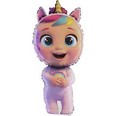 Шар фольгированный 40" фигура "Кукла Cry Babies" 1 шт. No Brand