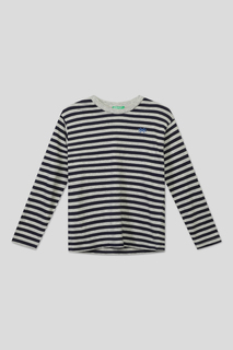 Футболка с длинным рукавом Benetton 3XWWC10D8, разноцветный, XL