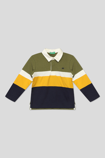 Поло Benetton 3BL0G300H, мультиколор, YS