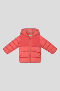 Куртка утепленная Benetton 2O7CGN00T, розовый, 98