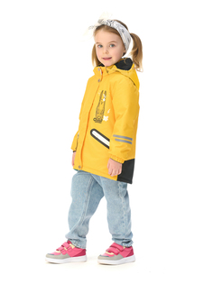 Куртка детская Oldos Айза, банановый, 128