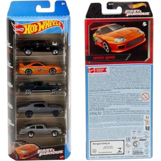 Машинка Hot Wheels Fast & Furious - набор из 5 машинок, 1806-HLY70