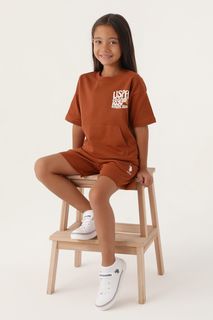 Костюм повседневный детский US POLO Assn US1808, коричневый, 146