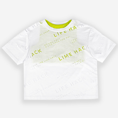 Футболка Kapika LJGCT07, белый, 164