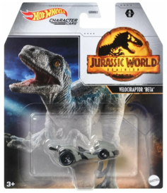 Машинка Hot Wheels Jurassic World Velociraptor Beta GRM81