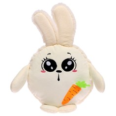 Мягкая игрушка «Зайчик Пупсик», цвет молочный, 20 см Прима тойс