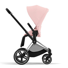 Коляска прогулочная, шасси Cybex Priam-4-mix-р, PeachPink СР4-Р-Chrome-Black-PeachPink