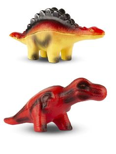 Игрушки-антистресс Maxitoys Динозавр Стегозавр и Тираннозавр 15 см, 2 шт