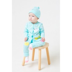 Брюки детские CROCKID К 400010 бирюзовый 74