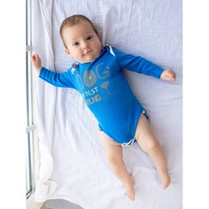 Боди детское КотМарКот 9240517 синий 68