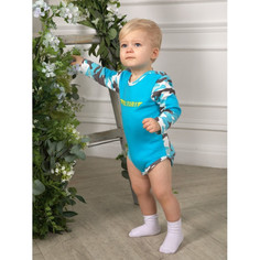 Боди детское КотМарКот 919105 голубой 68