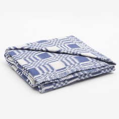 Одеяло байковое размер 90х140 см, цвет микс для мал., хл80%, полиэфир 20%, 420гр/м No Brand