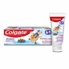 Зубная паста Colgate TKT6920354825590s3 вкус Клубники и Мяты 3 шт 6-9 лет