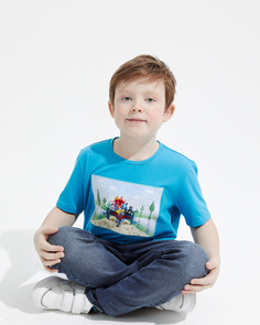 Футболка детская Бременские музыканты Музыканты и Принцесса Дорога СБЕР