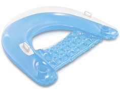 Плавающее надувное кресло Intex Sitn Float голубое 152х99см