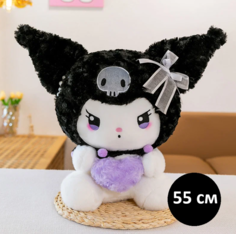 Мягкая игрушка куроми kuromi аниме 55 см No Brand