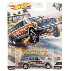 Машинка Hot Wheels FPY86-HCK21 Premium Car Culture 64 Chevy Nova Gasser, металлическая