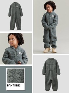 Комбинезон детский Happy Baby 89058, dark-green, 92