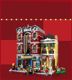 Конструктор Lepin Джаз клуб с фигурками, детализация, 2899 дет