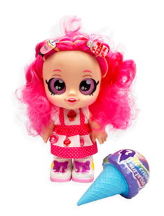Кукла Сластена с аксессуарами-сюрпризом, розовая, 25 см No Brand