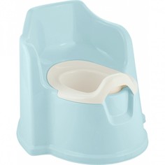 Горшок детский Plastic Republic Lalababy Protect Me с высокой спинкой, голубое облачко