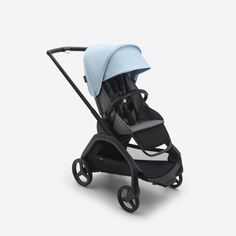 Коляска прогулочная Bugaboo Dragonfly Black, Grey Melange, Skyline blue, 6м+