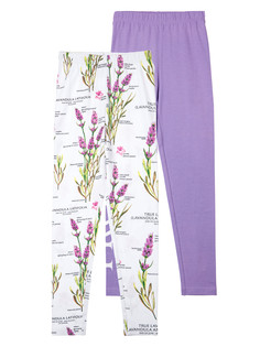 Леггинсы детские 2 шт PlayToday 12421290, разноцветный, 128