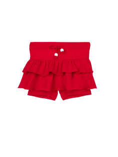 Юбка-шорты детская PlayToday 12422080, красный, 116