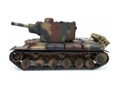 Радиоуправляемый танк Torro KV-2 1/16 зеленый, ИК-пушка для ИК боя V3.0 2.4G RTR