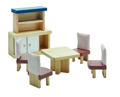 Игровой набор Plan Toys Набор мебели для столовой, серия DOLLHOUSE