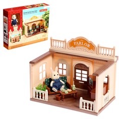 Игровой набор Дом для зверей Зверята Гостиная Зайчики No Brand