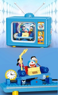 Конструктор 3D из миниблоков Balody Doraemon-Оригинальный телевизор, 1046 дет BA21082