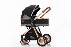 Коляска-трансформер luxmom HGV9 black