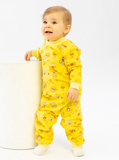 Пижама детская Желтый кот 602и, желтый, 116