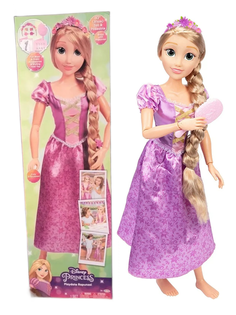 Кукла Disney Рапунцель 80 см Дисней с расческой и заколками для волос