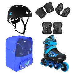 Роликовые коньки Sport Collection SET CityRacer Blue XS 25-28