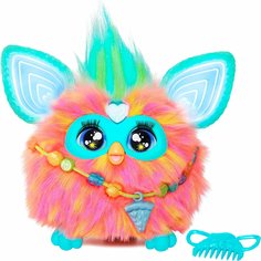 Интерактивная мягкая игрушка Hasbro Furby коралловый с управлением голосом