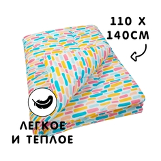 Детское одеяло Сонный гномик Кирпичики холлофайбер 057/14 разноцветный