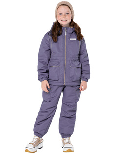Комплект верхней одежды детский NIKASTYLE 7м2424, фиолетовый, 140