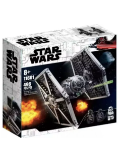 Конструктор пластиковый Звездные войны Star War Имперский истребитель 496 дет Nano Shot