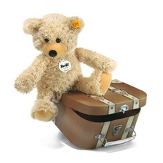 Мягкая игрушка Steiff Charly Dangling Teddy Bear in Suitcase бежевый