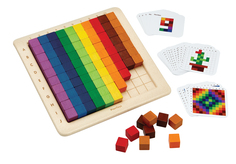 Развивающая игра Plan Toys Счёты-мозайка серия LEARNING & EDUCATION 5468