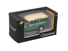 Машинка Cararama Land Rover Series I 109 зеленый с белой крышей 1:43, 7866