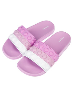 Шлепанцы PlayToday 12421739, сиреневый, 35