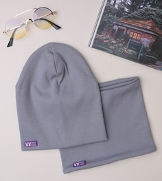 Шапка детская hobo-hobo 81W2021ONE, светло-серый, 52