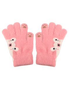 Перчатки детские Little Mania ZW-ANG32, розовый, 14