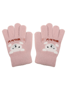 Перчатки детские Little Mania ZW-ANG63, бледно-розовый, 14