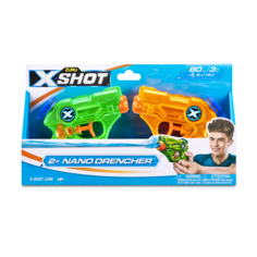 Набор водных бластеров игрушечных Zuru X-Shot Nano Drencher 56106